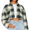 Clothes Lovers and Friends | Roxy Cropped Shacket Green