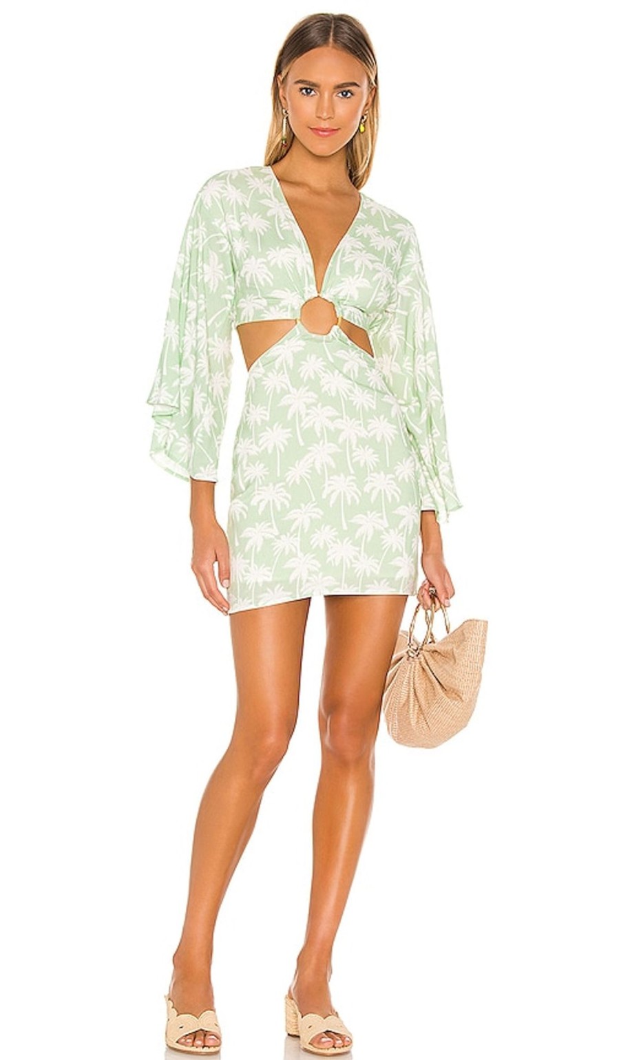 Clothes Lovers and Friends | Maysa Kimono Dress Palm Tree Print