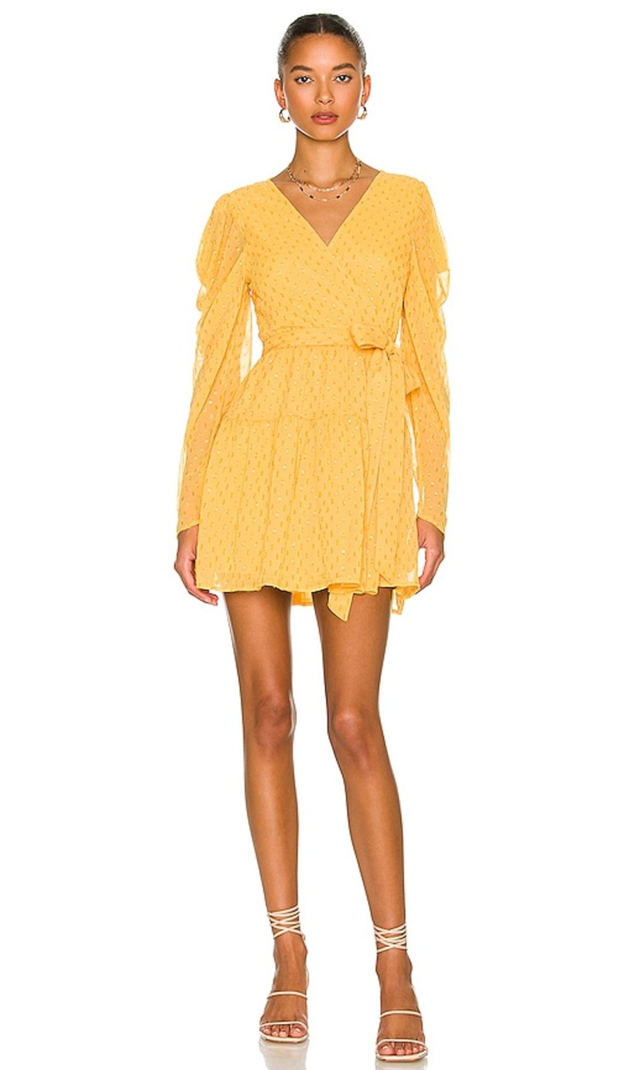 Clothes Lovers and Friends | Morgan Mini Dress Golden Yellow