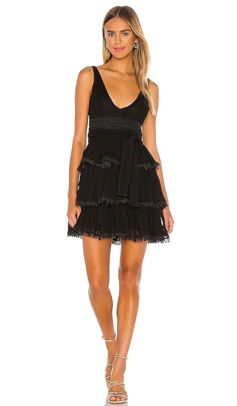 Clothes Lovers and Friends | Peach Mini Dress Black