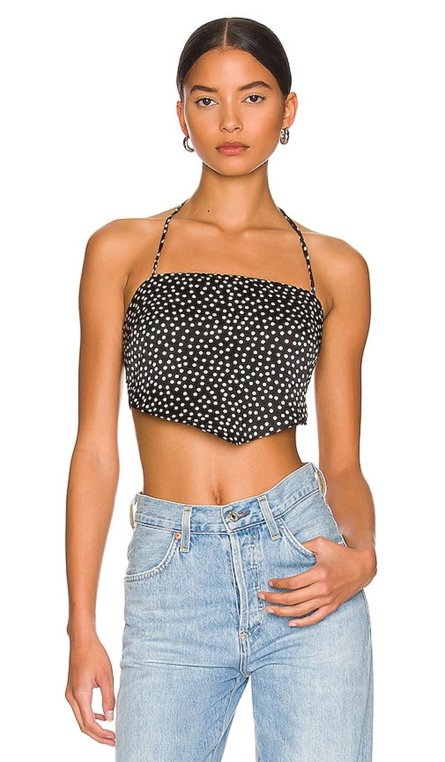 Clothes Lovers and Friends | Lovers + Friends Harper Top Black Polka Dot