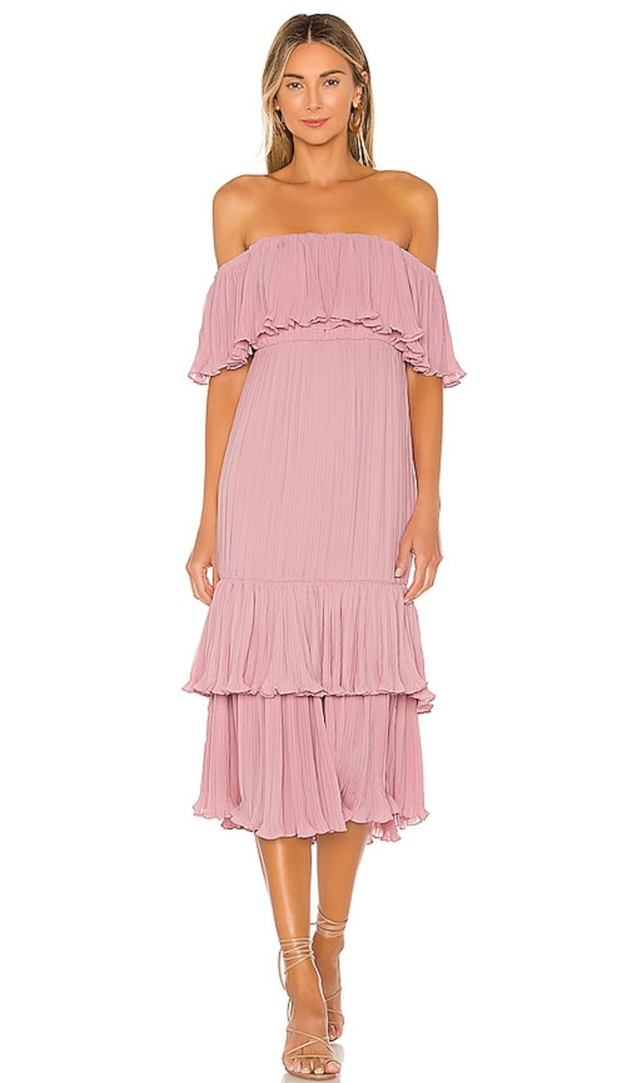 Clothes Lovers and Friends | Elouise Midi Dress Primrose Pink