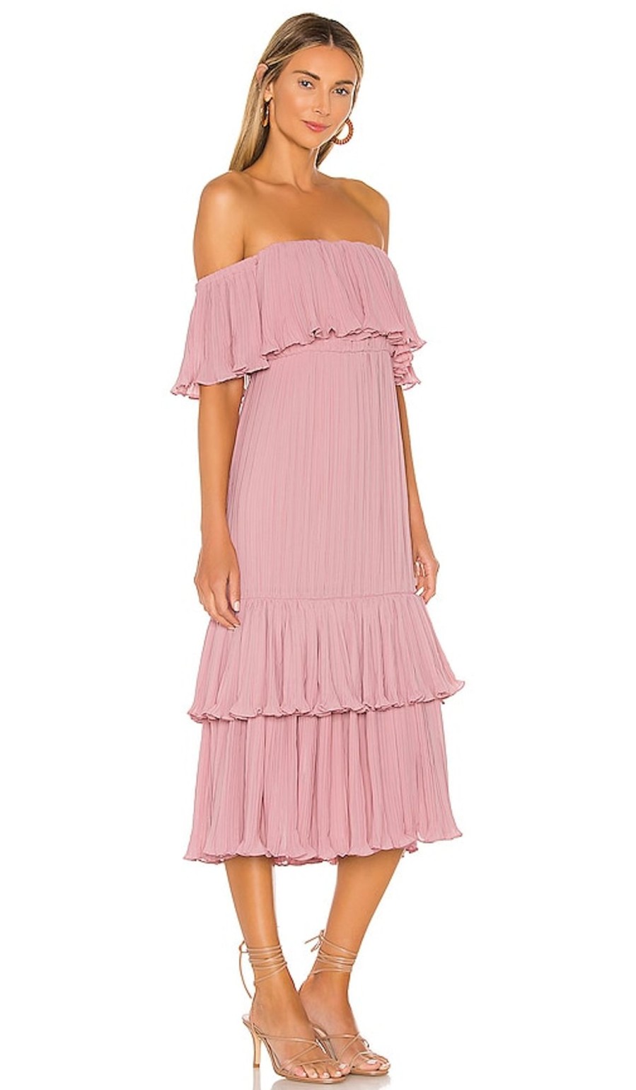 Clothes Lovers and Friends | Elouise Midi Dress Primrose Pink
