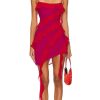 Clothes Lovers and Friends | Marisol Mini Dress Pink & Red