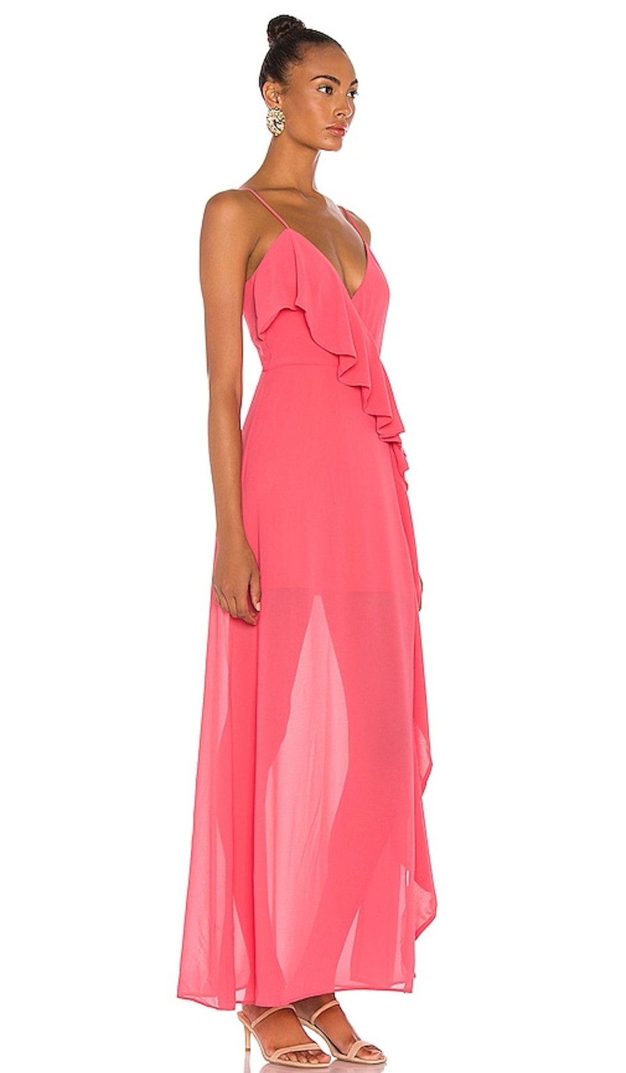 Clothes Lovers and Friends | Darcy Maxi Dress Grapefruit Pink