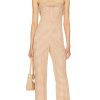 Clothes Lovers and Friends | Chelsea Jumpsuit Brown & White