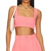 Clothes Lovers and Friends | Sicily Crop Top Coral Pink