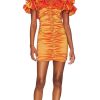 Clothes Lovers and Friends | Nikolina Ruched Dress Orange