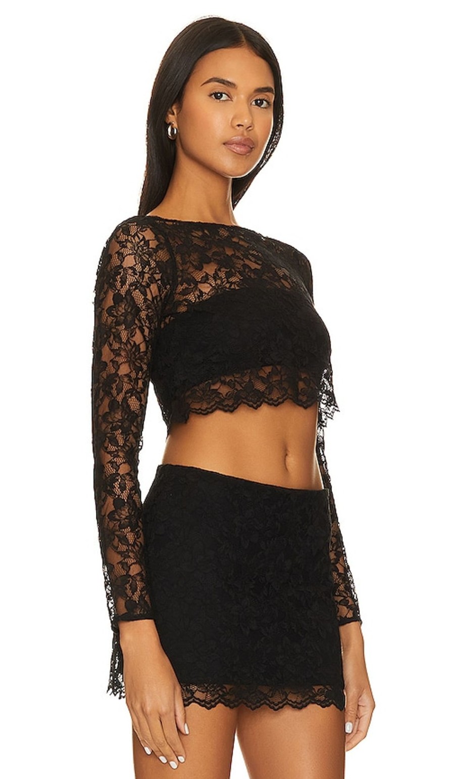 Clothes Lovers and Friends | Gracia Crop Top Black