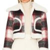 Clothes Lovers and Friends | Natalie Cropped Jacket Red & Black Check