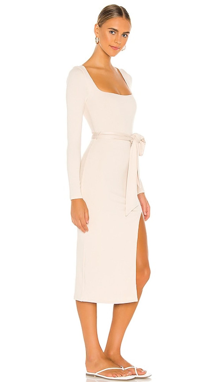 Clothes Lovers and Friends | Sariah Midi Dress Ecru