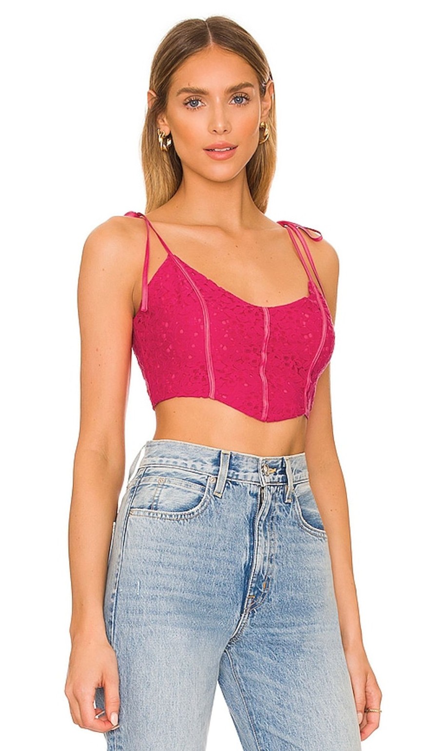 Clothes Lovers and Friends | Rosanna Bustier Top Paradise Pink